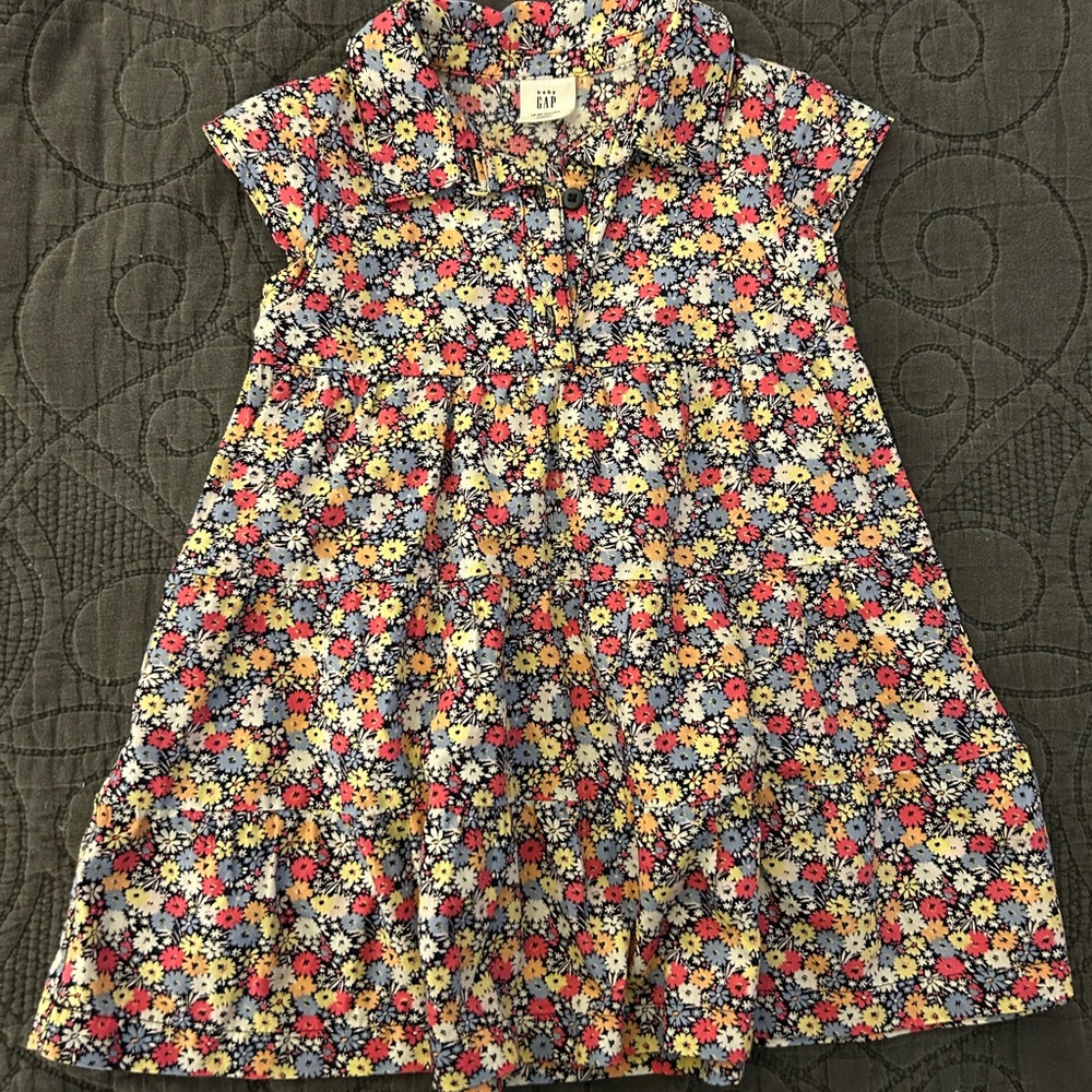 GAP Multicolor Floral Kids Dress